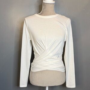 Lush Crossover Long Sleeve Top